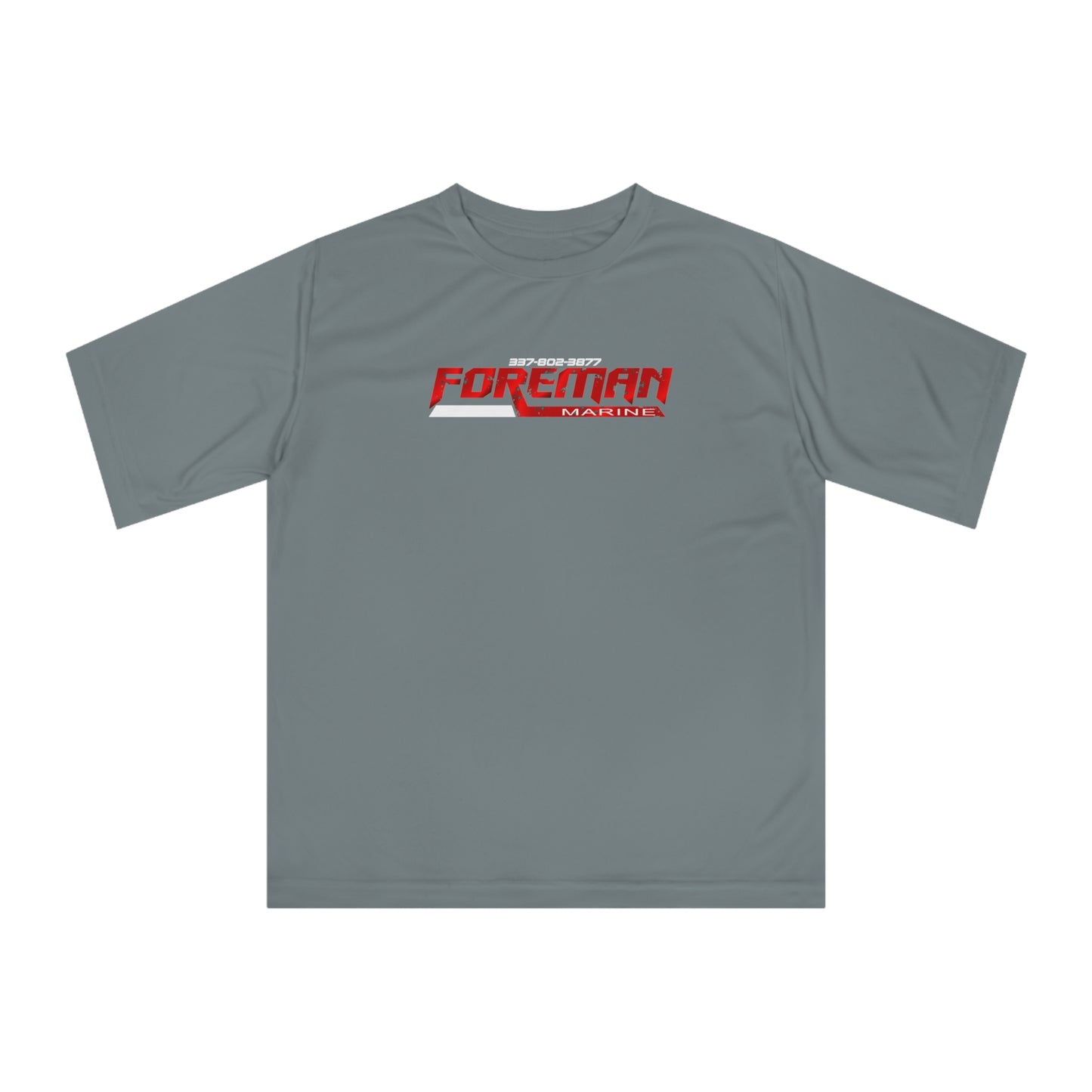 Foreman Marine T-Shirt | Red Logo Athletic Fit