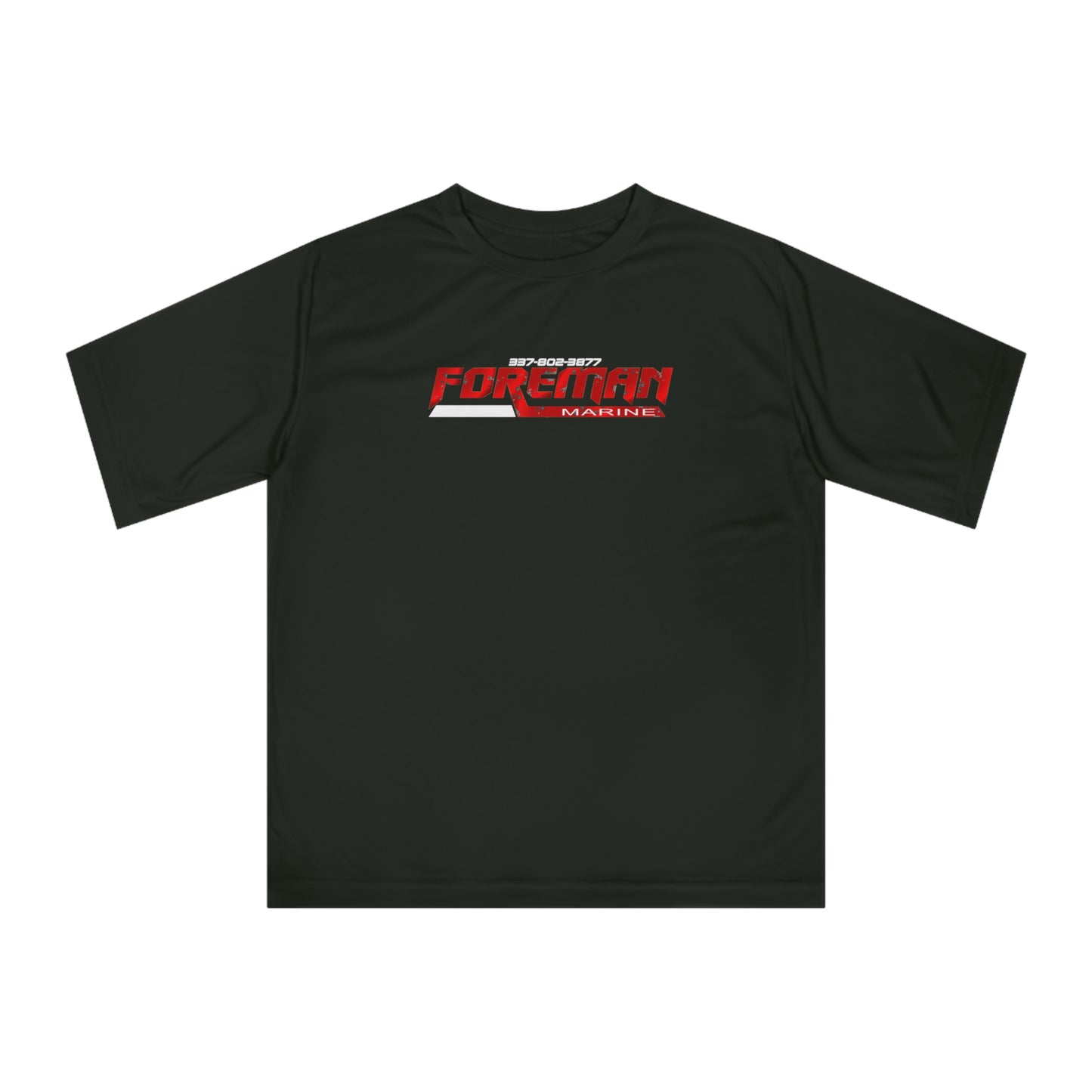 Foreman Marine T-Shirt | Red Logo Athletic Fit