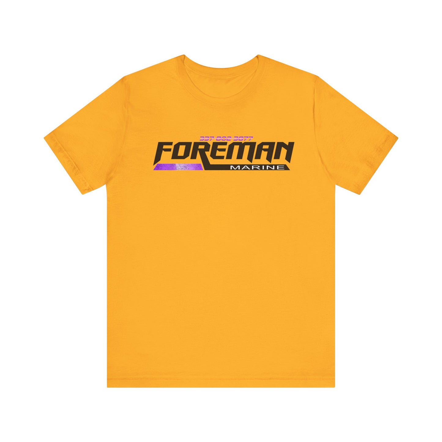 Foreman Marine T-Shirt | Purple Logo