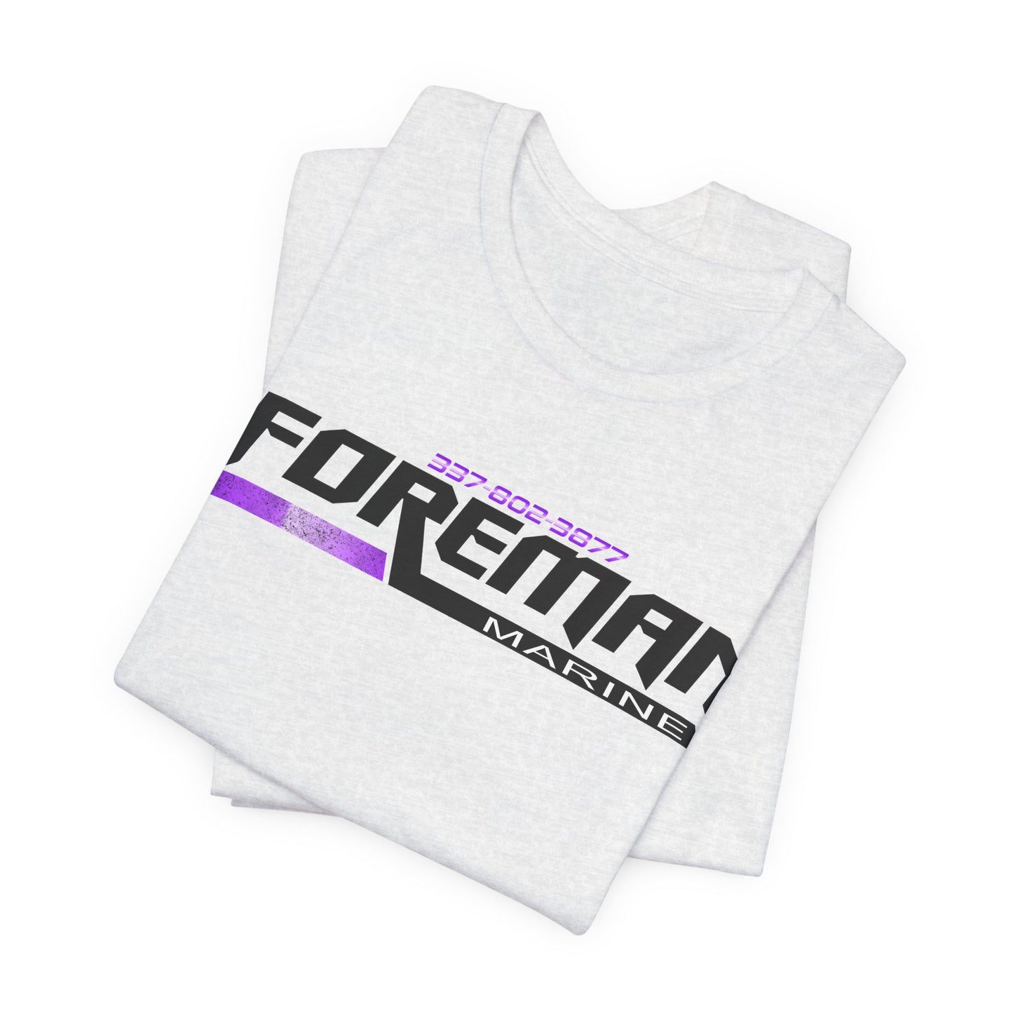 Foreman Marine T-Shirt | Purple Logo