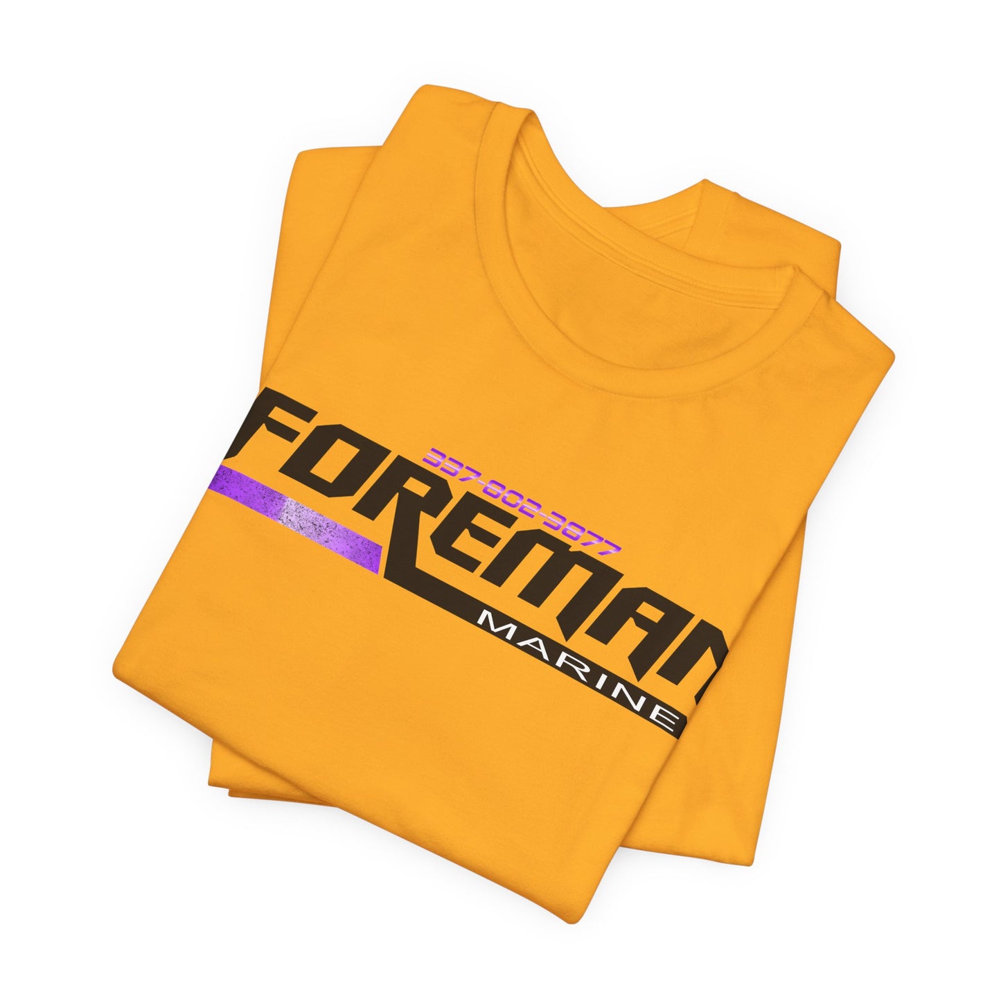 Foreman Marine T-Shirt | Purple Logo
